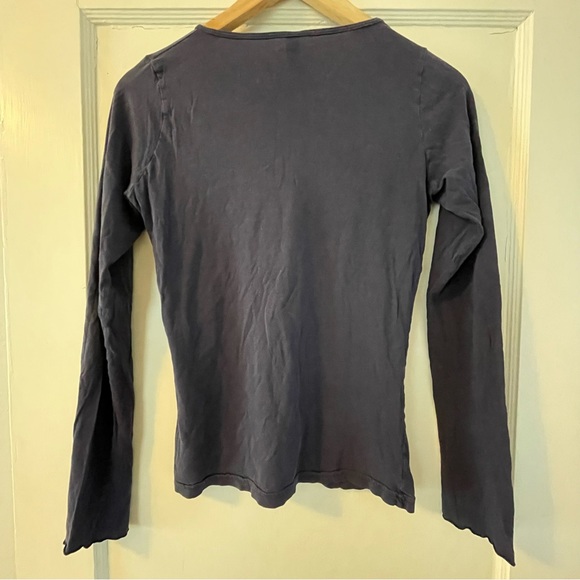 American Apparel Long Sleeved T-Shirt with Floral Design - Picture 2 of 5